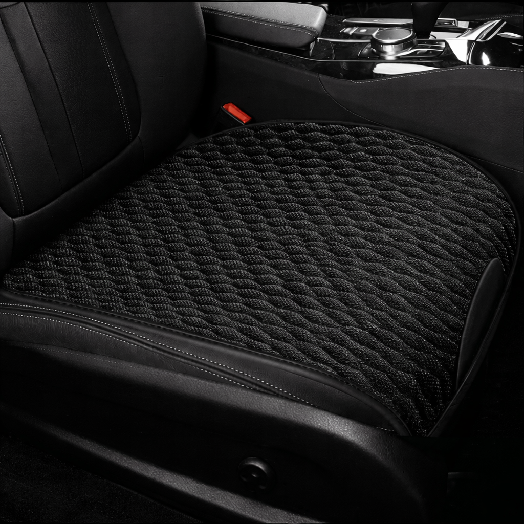 Linnen Autostoelhoes Met Ademende Vaste Vorm En Antislip Onderzijde