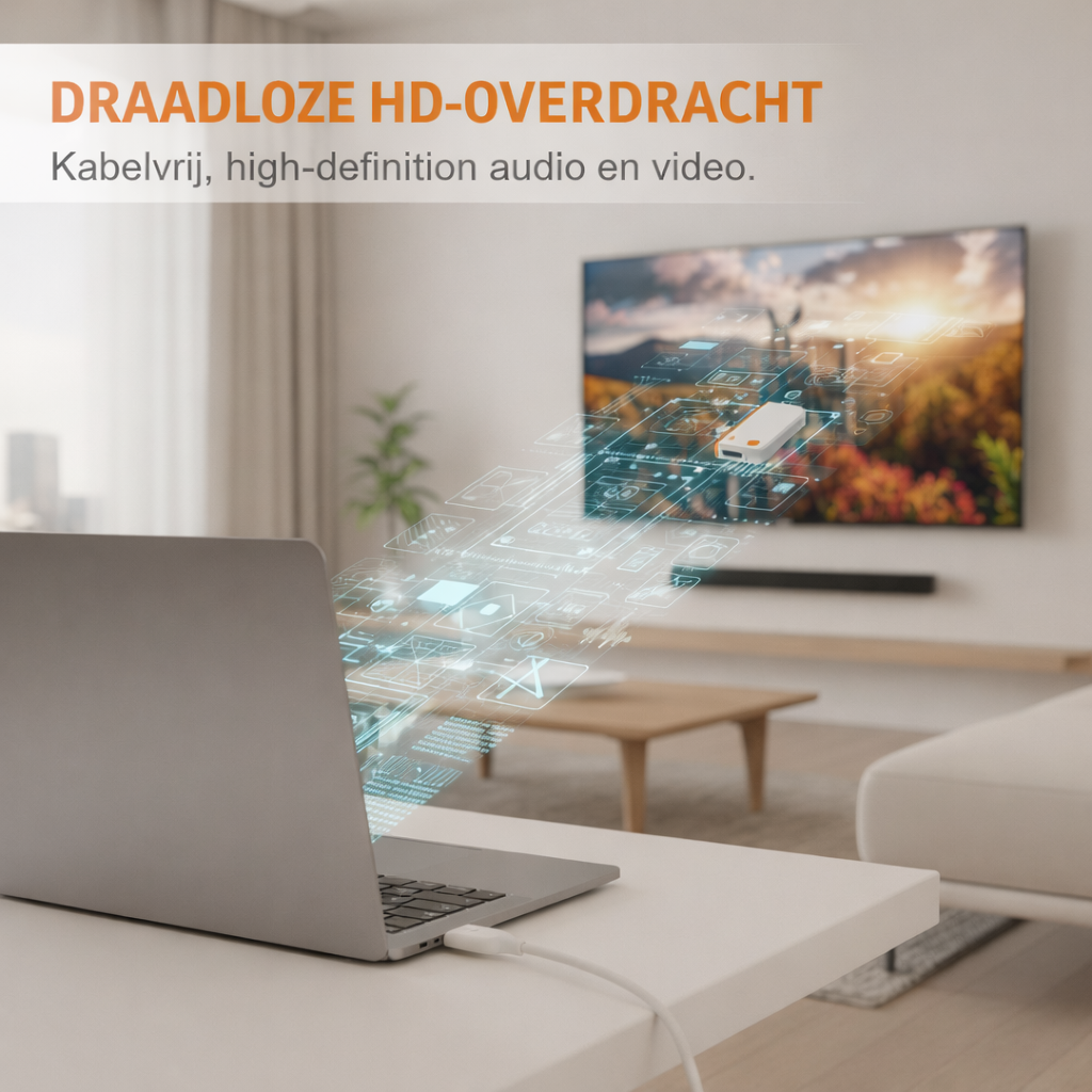 Draadloze Hdmi Adapter Voor Direct Groot Scherm Weergave
