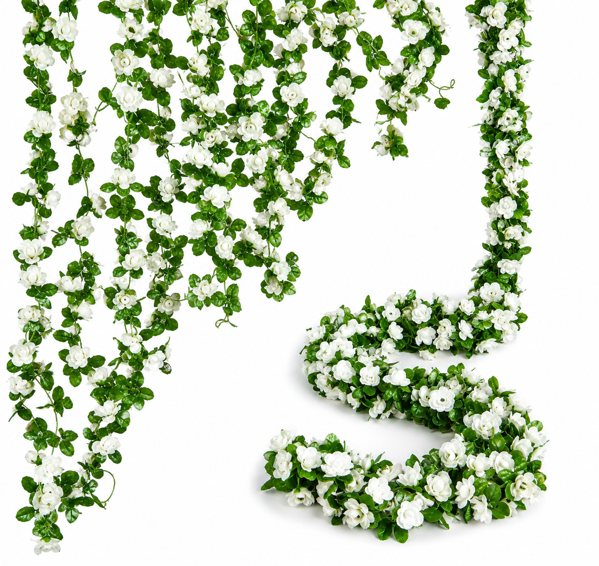 Zijden Rozen Klimopslinger Voor Blijvende Bloemdecoratie