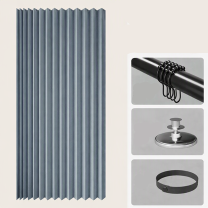 Vouwbare Doucheafscheiding met Magnetische Sluiting en Compact Ontwerp