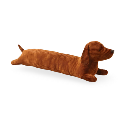 Pluche Teckel Kussen Voor Knuffelen, Ontspanning En Decoratie
