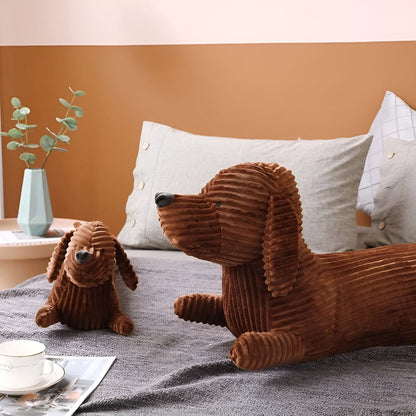 Pluche Teckel Kussen Voor Knuffelen, Ontspanning En Decoratie