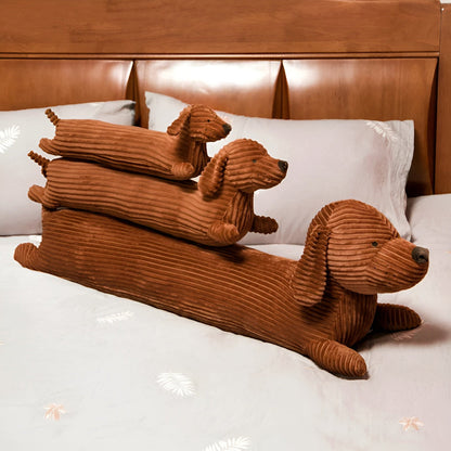 Pluche Teckel Kussen Voor Knuffelen, Ontspanning En Decoratie