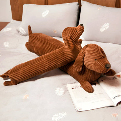 Pluche Teckel Kussen Voor Knuffelen, Ontspanning En Decoratie
