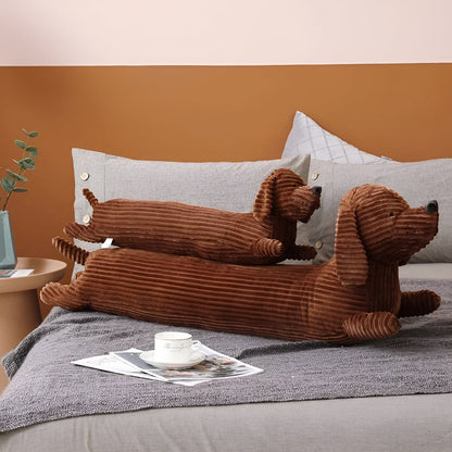 Pluche Teckel Kussen Voor Knuffelen, Ontspanning En Decoratie