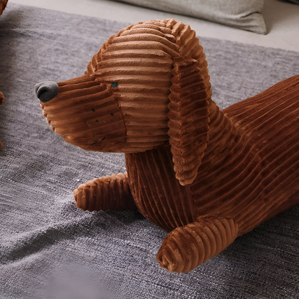 Pluche Teckel Kussen Voor Knuffelen, Ontspanning En Decoratie