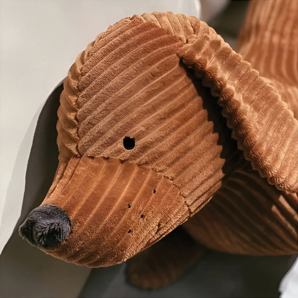 Pluche Teckel Kussen Voor Knuffelen, Ontspanning En Decoratie