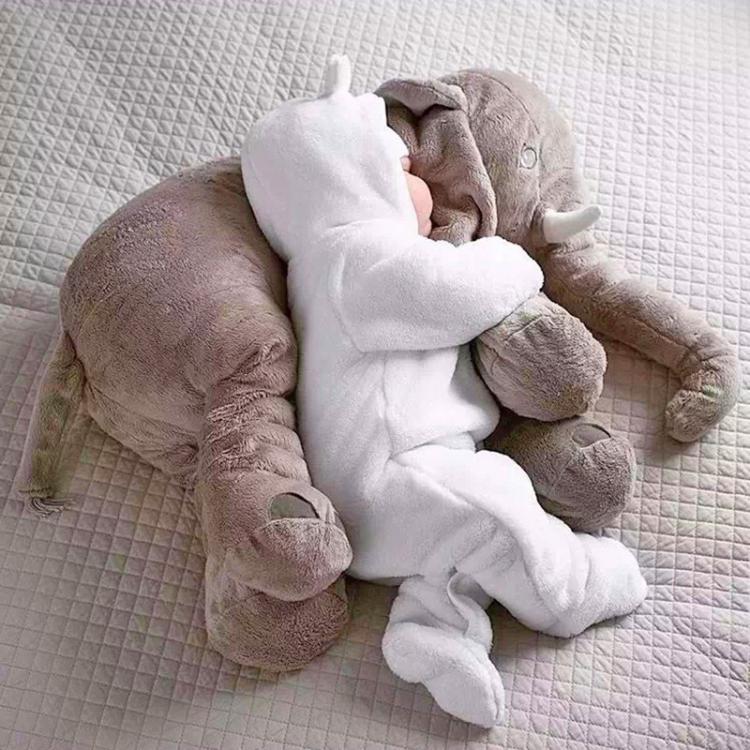Olifant Knuffelkussen Voor Baby's En Peuters Met Zachte Ondersteuning