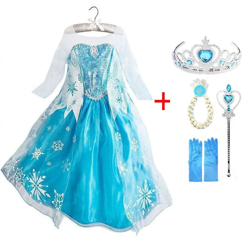 Prinsessen Verkleedjurk Met Accessoires Voor Fantasierijk Rollenspel
