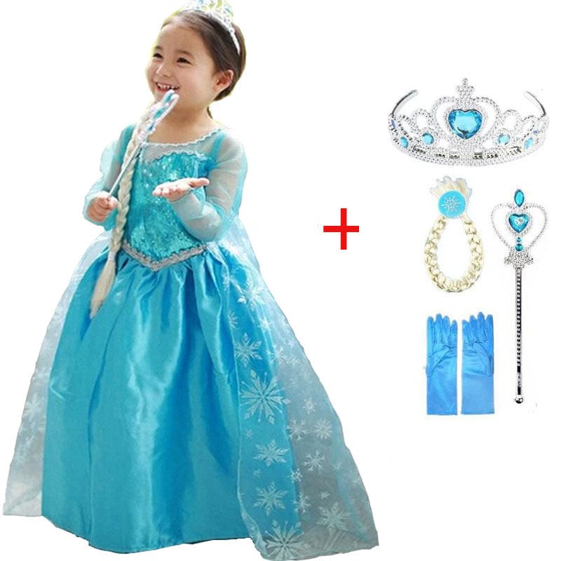 Prinsessen Verkleedjurk Met Accessoires Voor Fantasierijk Rollenspel