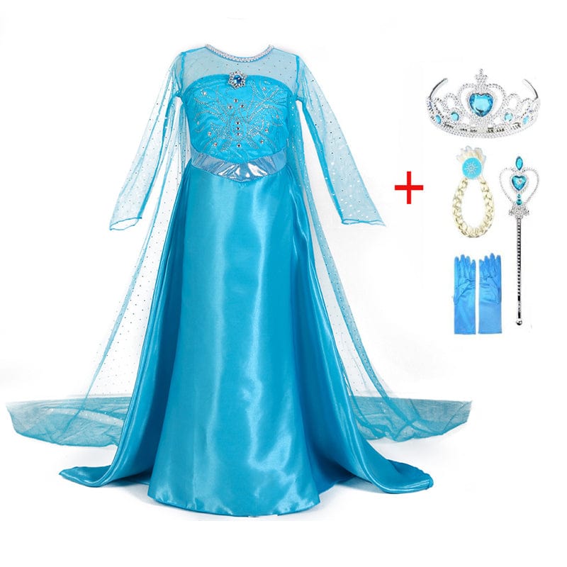 Prinsessen Verkleedjurk Met Accessoires Voor Fantasierijk Rollenspel