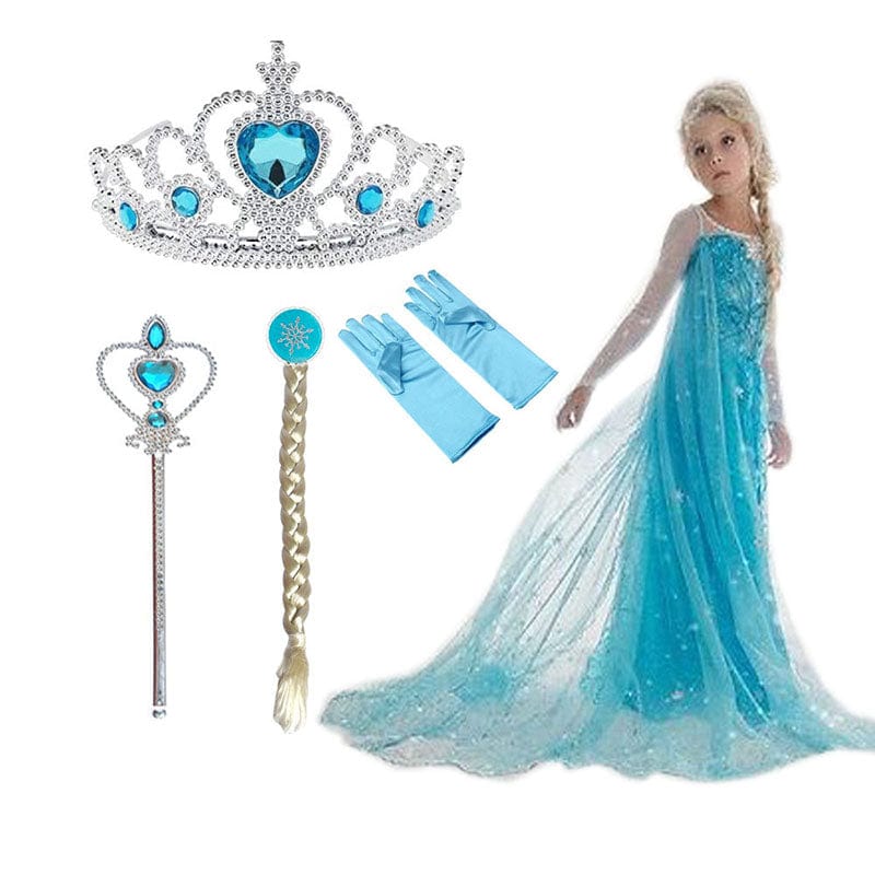 Prinsessen Verkleedjurk Met Accessoires Voor Fantasierijk Rollenspel