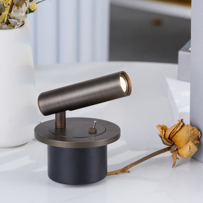 Wandleeslamp Met Cilindervorm En Zachte LED Verlichting