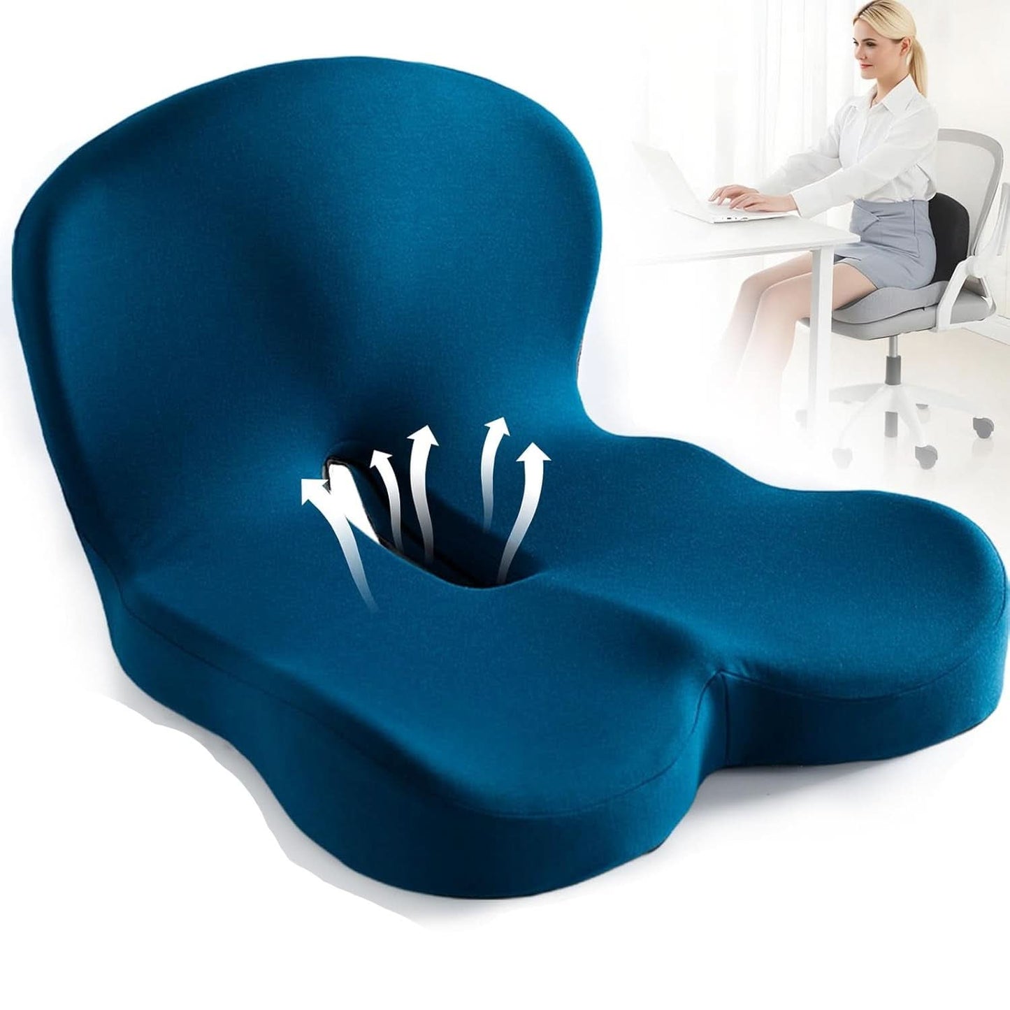 Ergonomisch Memoryfoam Zitkussen Voor Dagelijks Comfort