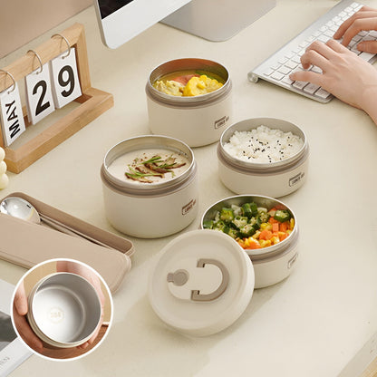 Geïsoleerde Lunchbox Met Meerdere Compartimenten En Draagtas
