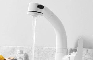 Verstelbare Badkamerkraan Met Uittrekbare Waterstraal En Modern Ontwerp