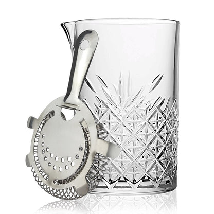 Professionele Cocktail Mixing Set Met Kristalglas Mengkan En Baraccessoires