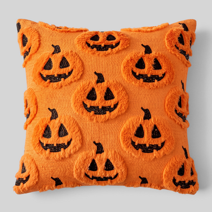 Halloween-kussenhoes met Geesten- en Pompoenreliëf