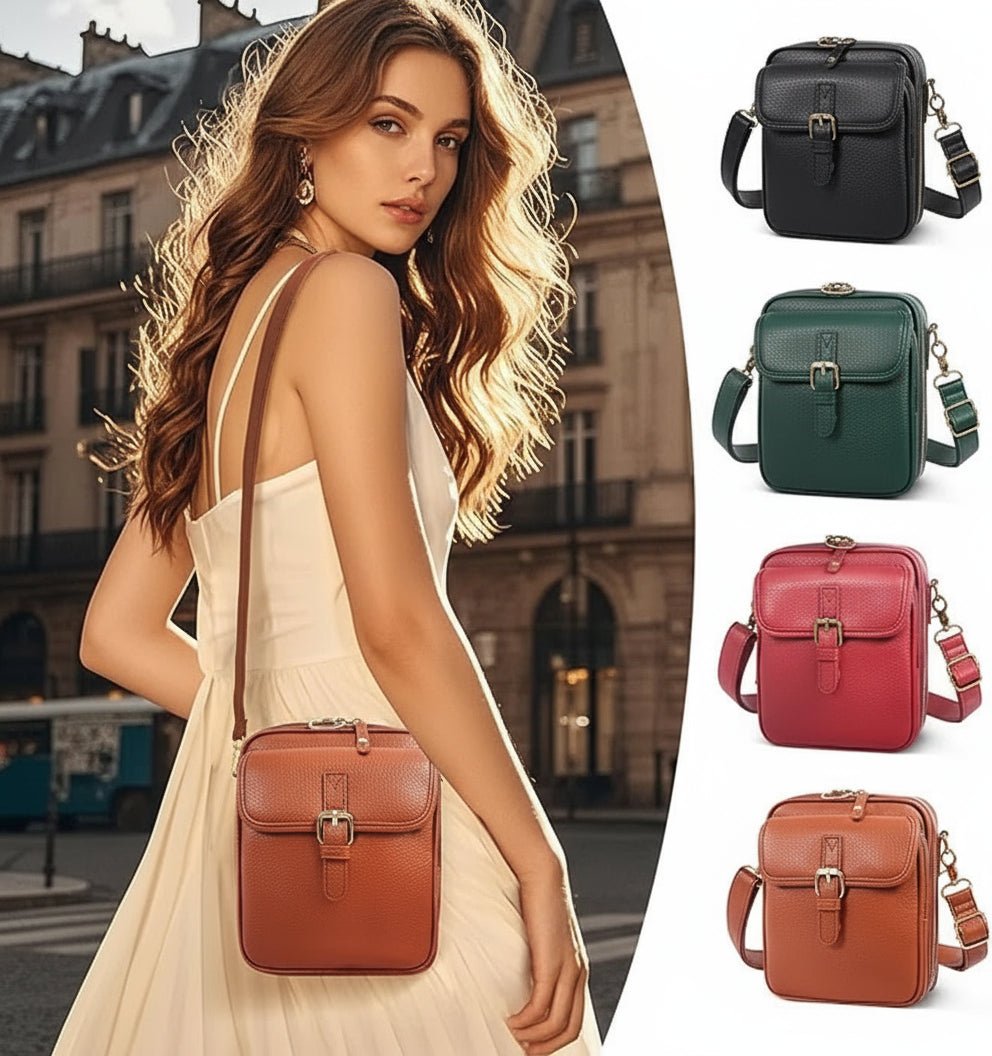 Compacte Crossbody Tas Met Antidiefstalrits Voor Veilig Dagelijks Gebruik