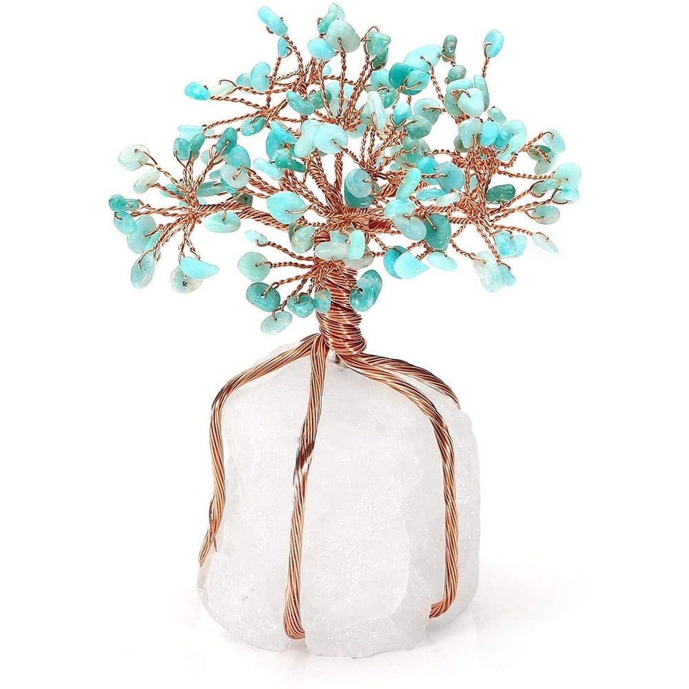 Levensboom Kristal Ornament Met Symbolische Energie En Dagelijkse Sfeervolle Decoratie