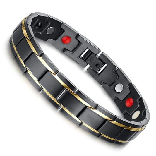 Magnetische Armband Van Hematiet En Edelstaal Voor Natuurlijke Balans En Dagelijks Comfort