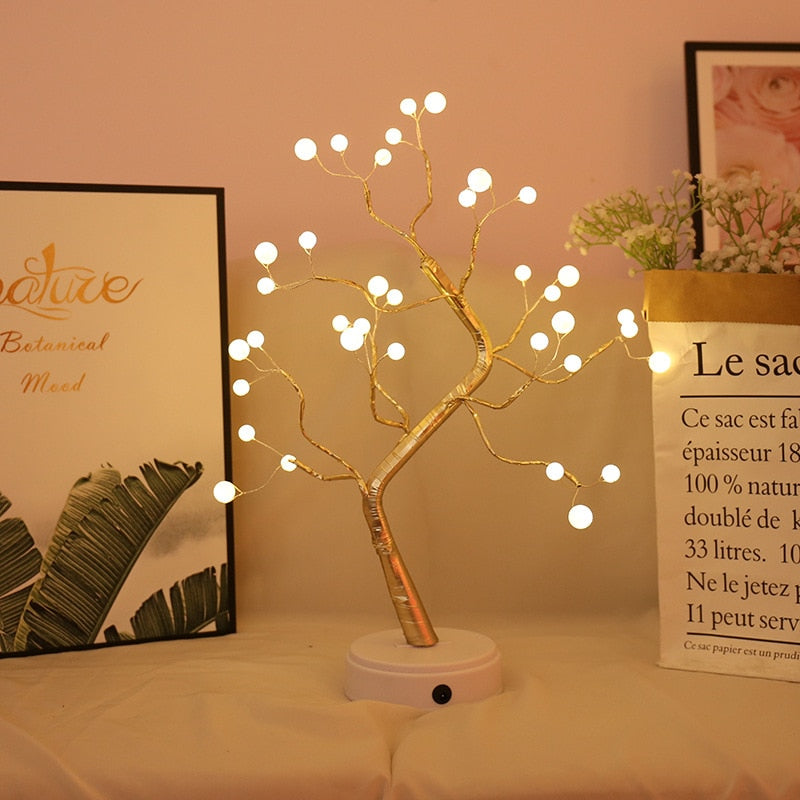 Fairy Licht Boom Met Flexibele Takken En Dagelijkse Sfeervolle Verlichting