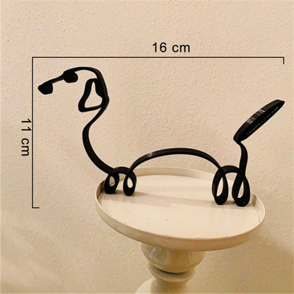 Hondensculptuur Met Minimalistische Vorm En Dagelijkse Decoratieve Stijl