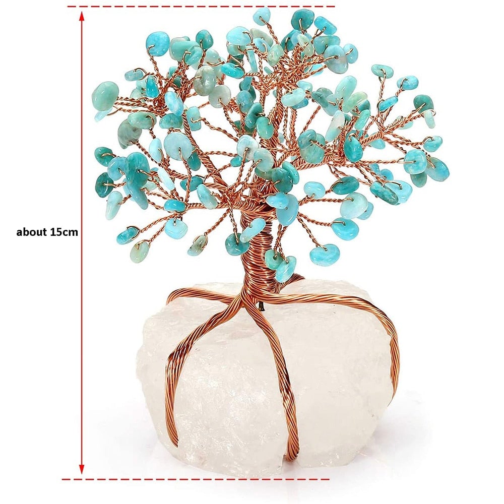 Levensboom Kristal Ornament Met Symbolische Energie En Dagelijkse Sfeervolle Decoratie