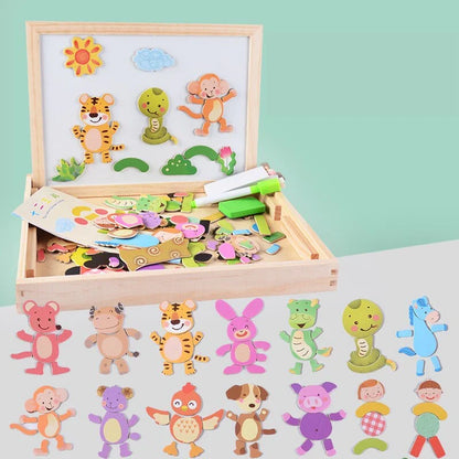Magnetisch Teken- En Puzzelbord Voor Creatief Leren