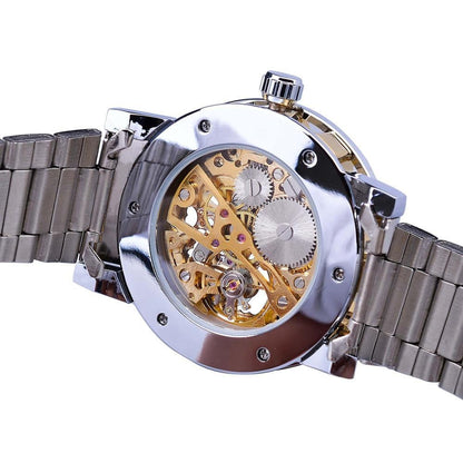 Skeleton Horloge Met Lichtgevend Ontwerp En Mechanische Beweging