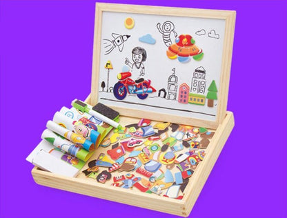 Magnetisch Teken- En Puzzelbord Voor Creatief Leren