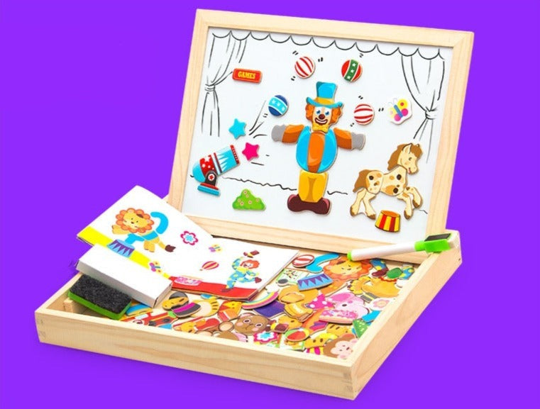 Magnetisch Teken- En Puzzelbord Voor Creatief Leren