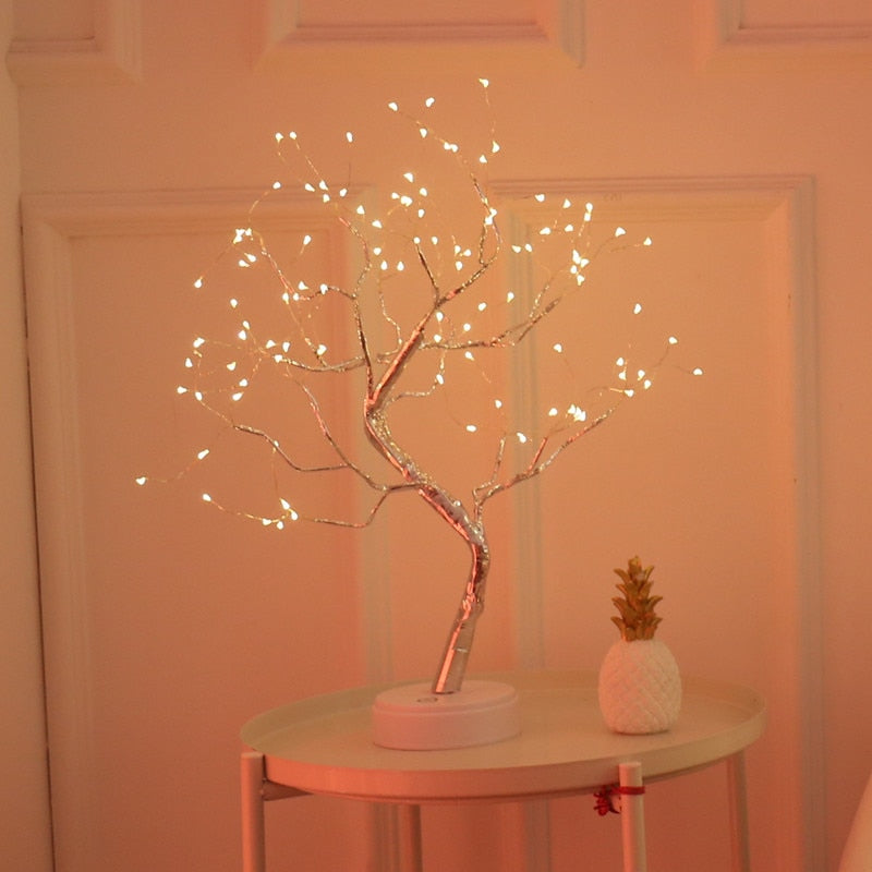 Fairy Licht Boom Met Flexibele Takken En Dagelijkse Sfeervolle Verlichting