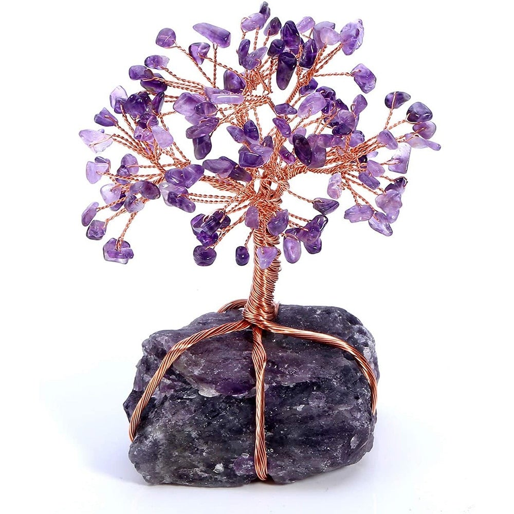 Levensboom Kristal Ornament Met Symbolische Energie En Dagelijkse Sfeervolle Decoratie