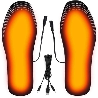 Verwarmde Inlegzolen Met Usb Oplaadfunctie En Instelbare Warmte