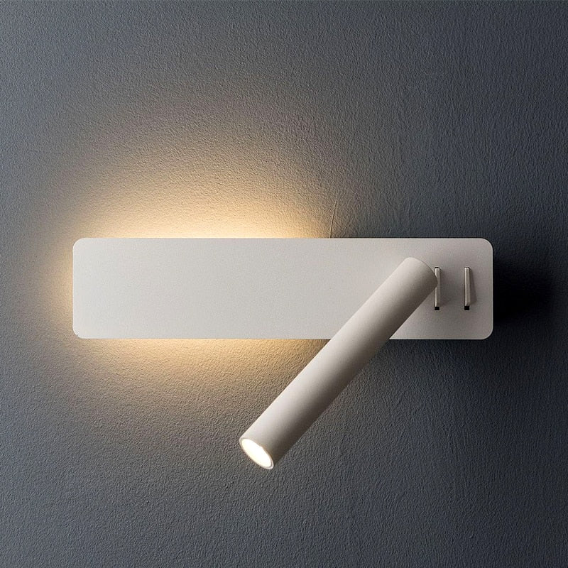 Inbouw Wandlamp met Verstelbare LED‑Kop voor Lees- en Werklicht