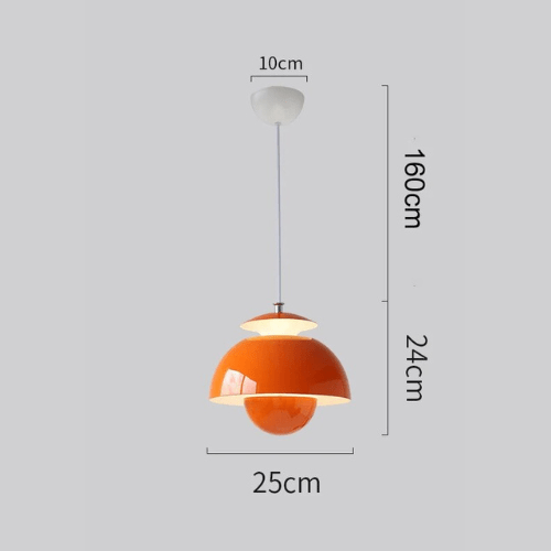 Scandinavische Hanglamp Met Gelaagde Kap En Zachte LED-Verlichting