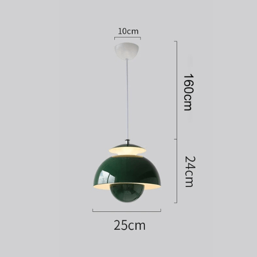 Scandinavische Hanglamp Met Gelaagde Kap En Zachte LED-Verlichting