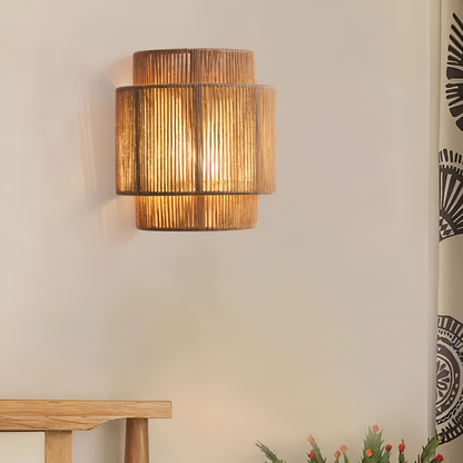 Bohemian Wandlamp Van Touw En Metaal Voor Natuurlijke Sfeerverlichting