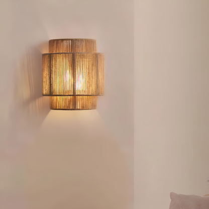 Bohemian Wandlamp Van Touw En Metaal Voor Natuurlijke Sfeerverlichting