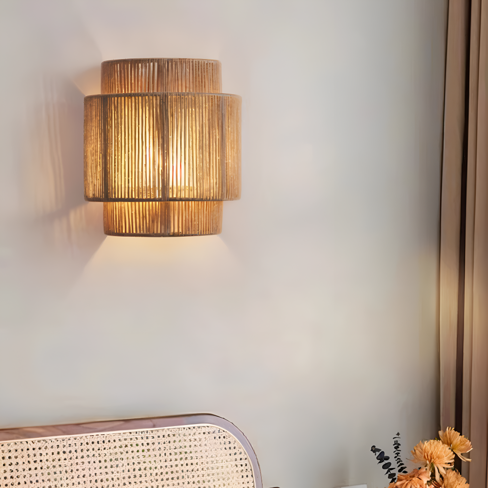Bohemian Wandlamp Van Touw En Metaal Voor Natuurlijke Sfeerverlichting
