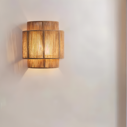 Bohemian Wandlamp Van Touw En Metaal Voor Natuurlijke Sfeerverlichting