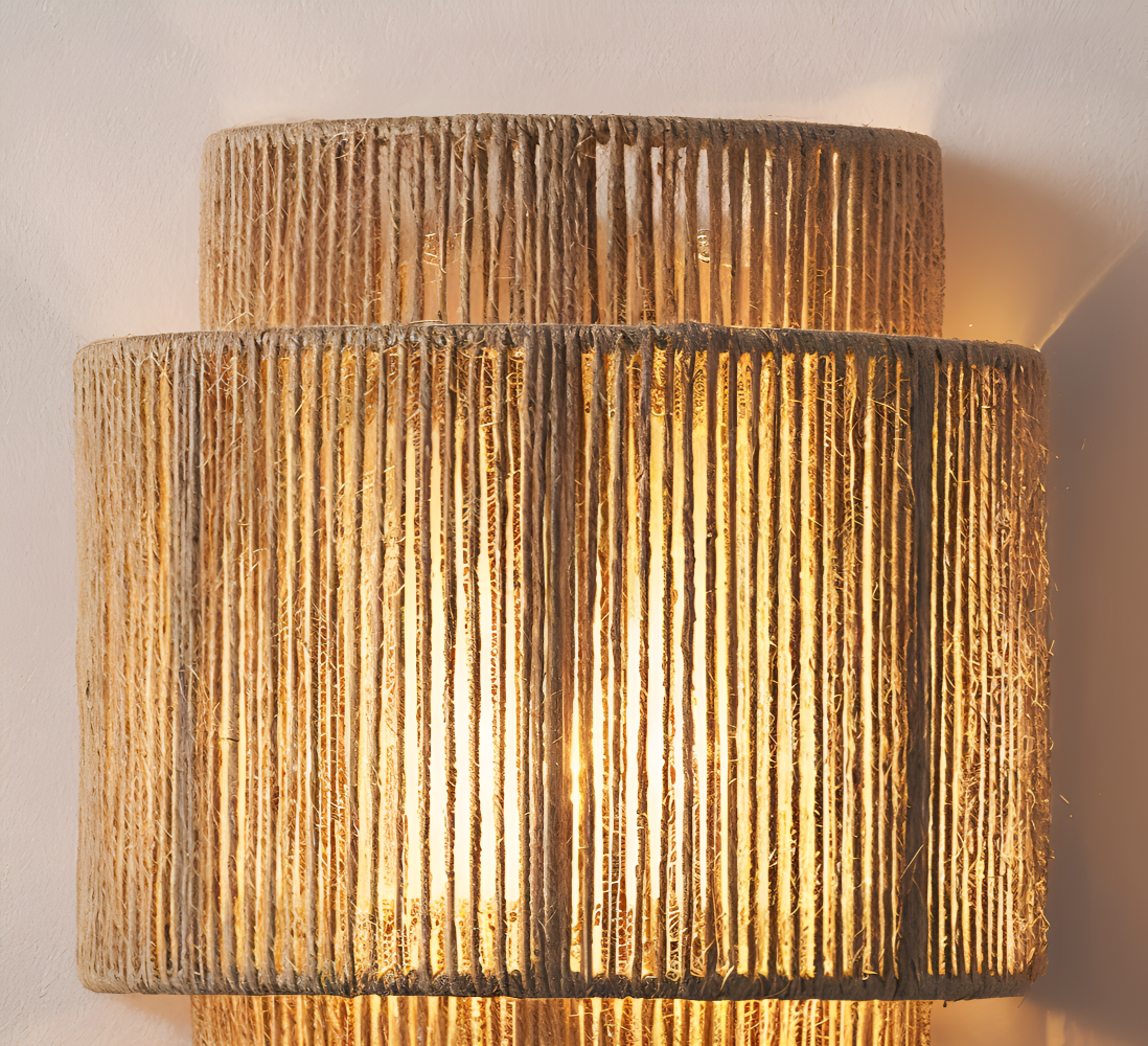 Bohemian Wandlamp Van Touw En Metaal Voor Natuurlijke Sfeerverlichting