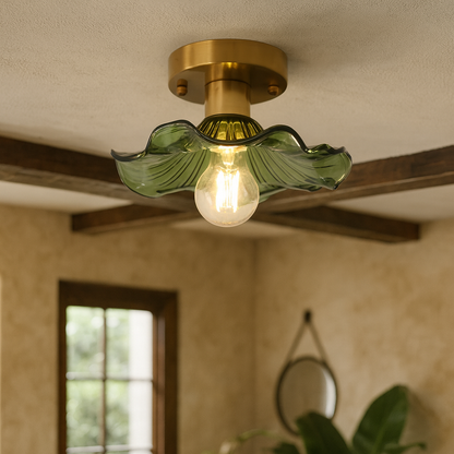 Plafondlamp Met Bloemvorm En Zachte Diffuse LED Verlichting