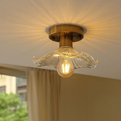 Plafondlamp Met Bloemvorm En Zachte Diffuse LED Verlichting