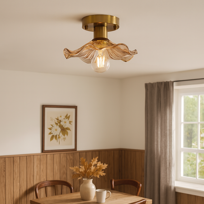 Plafondlamp Met Bloemvorm En Zachte Diffuse LED Verlichting