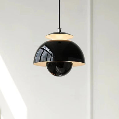 Scandinavische Hanglamp Met Gelaagde Kap En Zachte LED-Verlichting