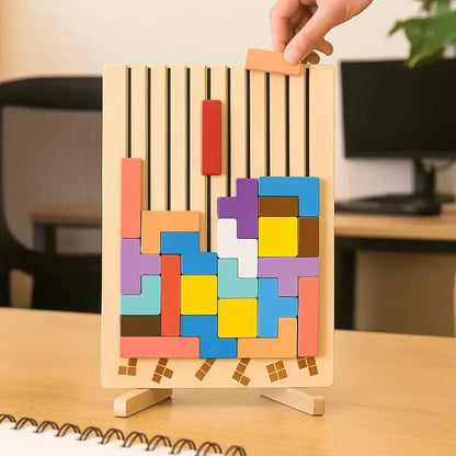 Houten Puzzelbord Voor Rustgevende En Creatieve Pauzemomenten