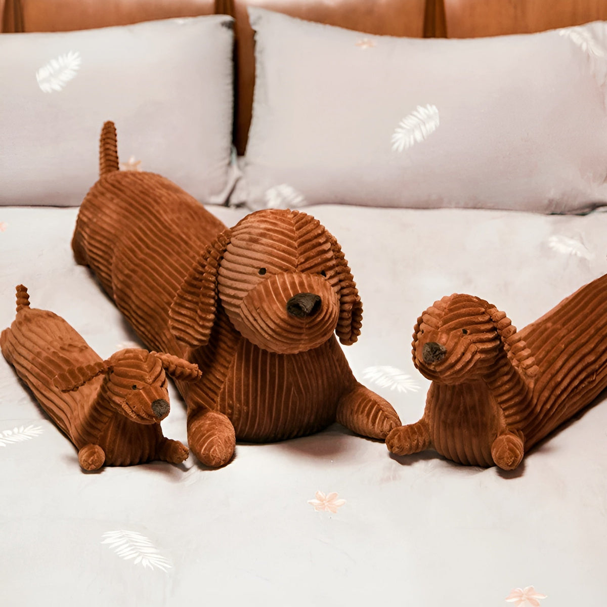 Pluche Teckel Kussen Voor Knuffelen, Ontspanning En Decoratie