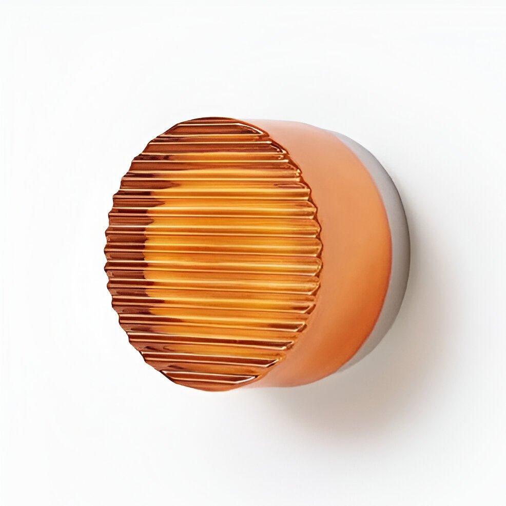 Compacte Wandlamp Met Geribbeld Lichtdesign En LED-Verlichting